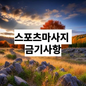 스포츠마사지 금기사항.webp